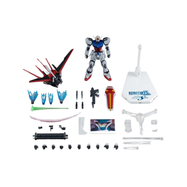 Gundam Express Australia ROBOT Damashii (SIDE MS) GAT-X105+AQM / E-X01 Aile Strike Gundam ver. A.N.I.M.E. ROBOT Damashii 15th ANNIVERSARY included parts