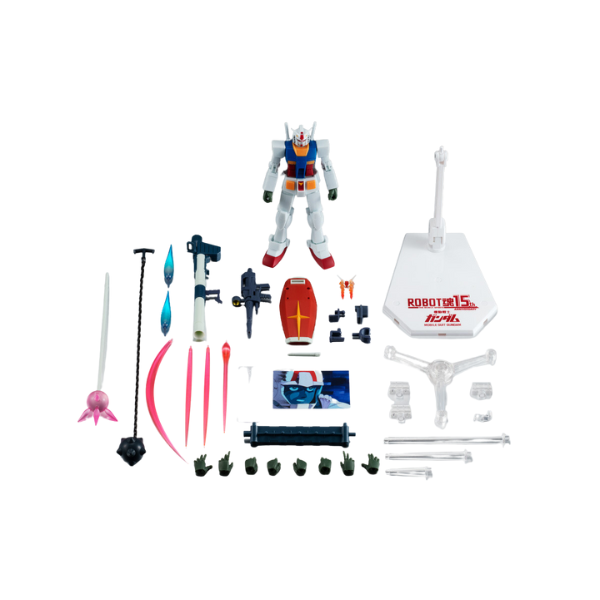 Gundam Express Australia Bandai ROBOT Damashii (SIDE MS) RX-78-2 Gundam ver. A.N.I.M.E. ROBOT Damashii15th ANNIVERSARY all included parts