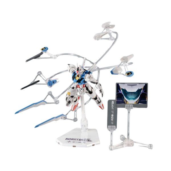 Gundam Express Australia Bandai ROBOT Damashii (SIDE MS) XVX-016 Gundam Aerial ver. A.N.I.M.E. ROBOT Damashii 15th ANNIVERSARY action pose 3