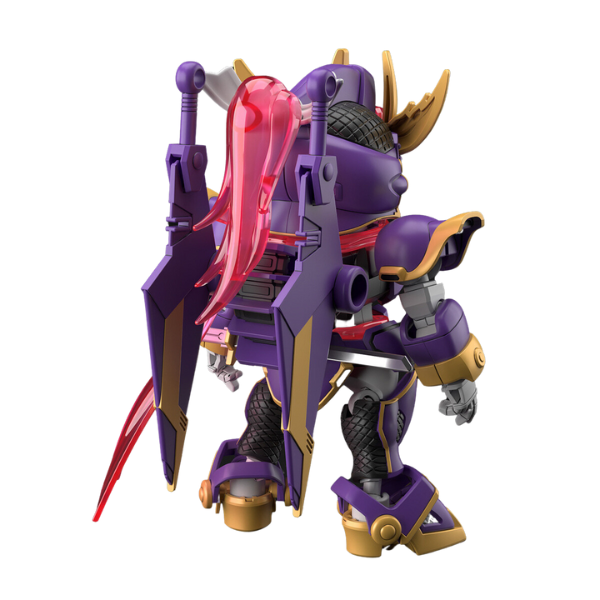 Gundam Express Australia Bandai SD Gundam Cross Silhouette F-Kunoichi Kai (Gundam Build Metaverse) action pose back 