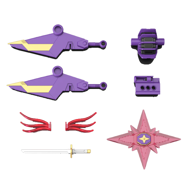 Gundam Express Australia Bandai SD Gundam Cross Silhouette F-Kunoichi Kai (Gundam Build Metaverse) all weapons 