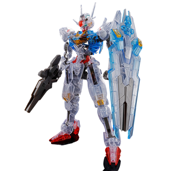Gundam Express Australia Gundam Base Limited 1/144 HG Gundam Aerial (clear colour) front view