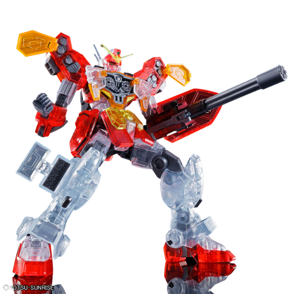 Gundam Express Australia Gundam Base Limited 1/144 HG XXXG-01H Gundam Heavyarms (Clear Colour) with  machine gun
