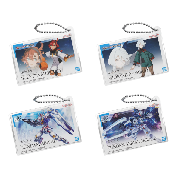 Gundam Express Australia Bandai Gunpla Package Art Acrylic Ball Chain Mobile Suit Gundam The Witch From Mercury All 4 Types