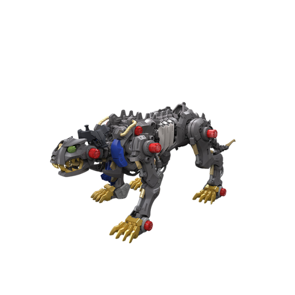 Kotobukiya 1/72 HMM Zoids Great Saber Markings Plus Ver. skeleton view on front