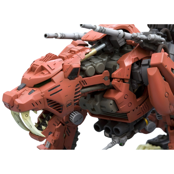 Gundam Express Australia Kotobukiya 1/72 Zoids HMM EZ-016 Saber Tiger Markings Plus Ver. face focus