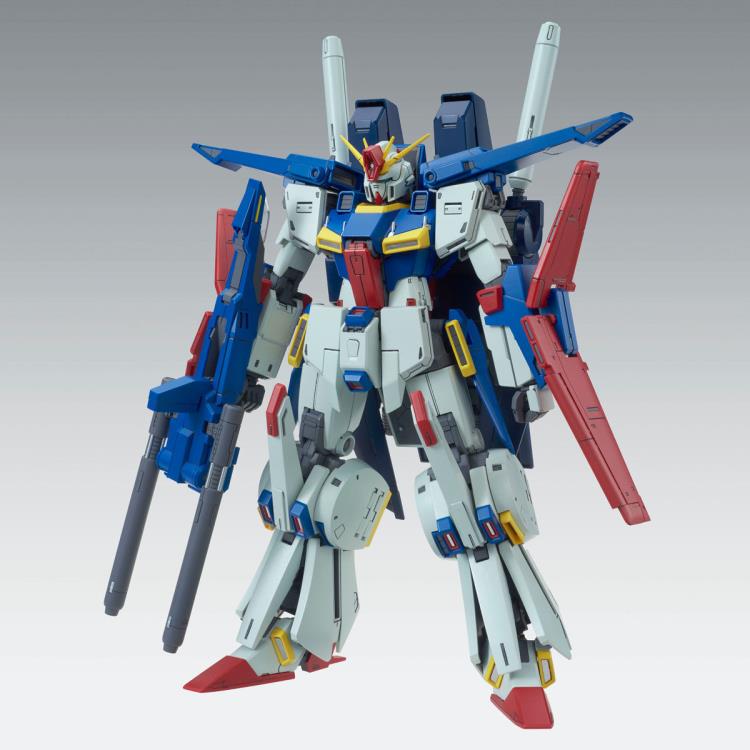 P-Bandai 1/100 MG Enhanced ZZ Gundam Ver Ka front on view.