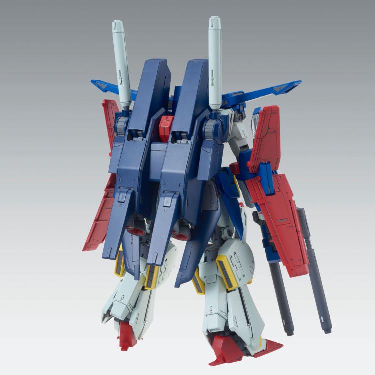 P-Bandai 1/100 MG Enhanced ZZ Gundam Ver Ka rear view.