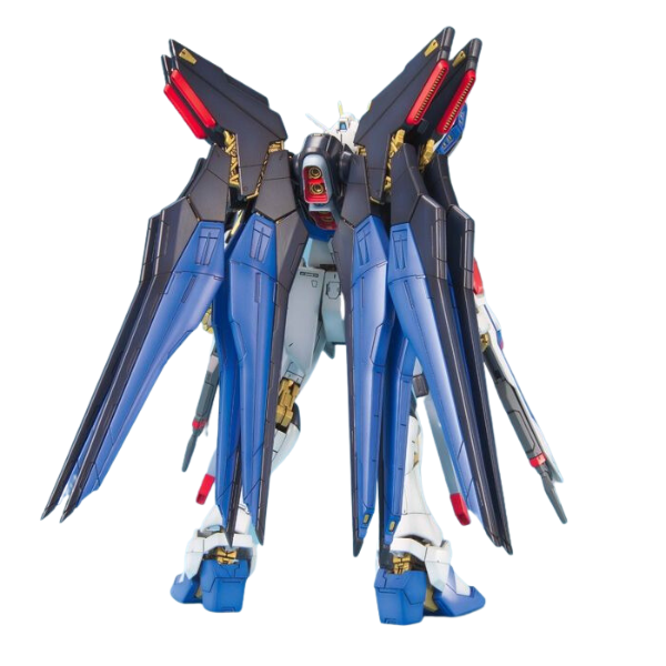 Gundam Express Australia Bandai 1/100 MG ZGMF-X20A Strike Freedom rear view.