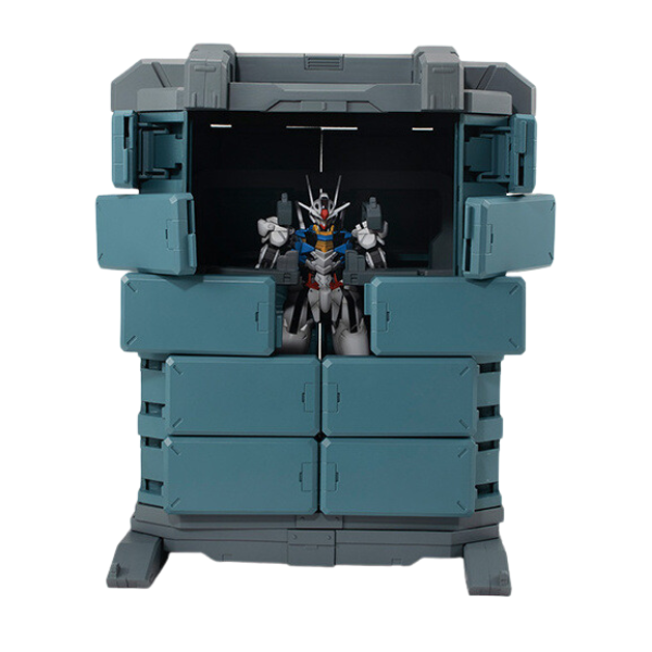 Gundam Express Australia 1/144 Realistic Model Series Mobile Suit Gundam The Witch From Mercury G Structure [GS07-B] MS Container (Material Color Edition) view on front 4