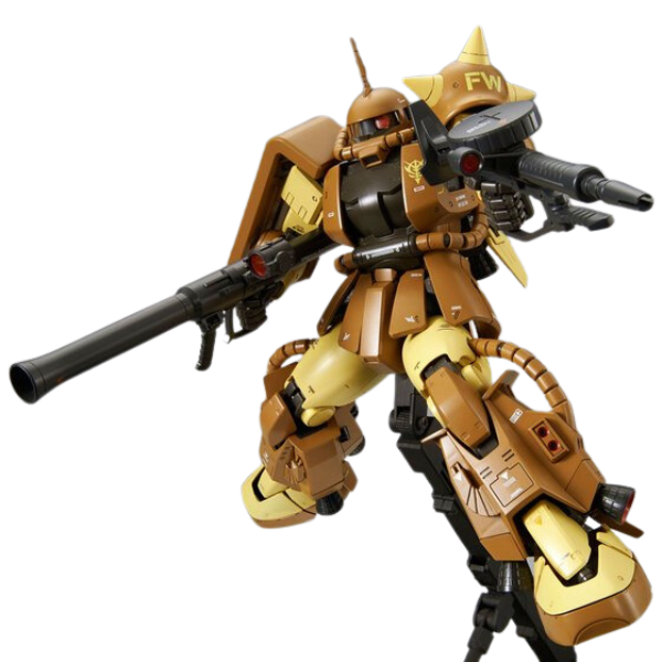 P-Bandai 1/100 MG MS-06R-1A Masaya Nakagawa's Zaku II holding a machine gun