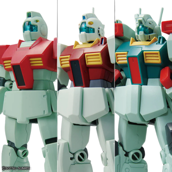 Gundam Express Australia P-Bandai 1/144 HG Gundam Base Limited GM/GMII/GMIII Set  all sets view on front