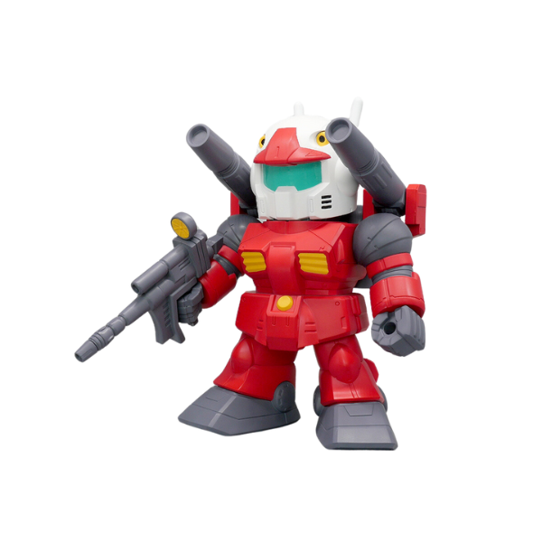 Gundam Express Australia Plex Jumbo Soft Vinyl Figure SD RX-77-2 SD Guncannon  action pose