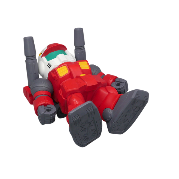 Gundam Express Australia Plex Jumbo Soft Vinyl Figure SD RX-77-2 SD Guncannon  lying on the ground