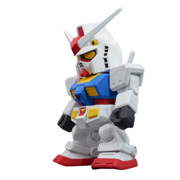 Gundam Express Australia Plex Jumbo Soft Vinyl Figure SD RX-78-2 SD Gundam (Reissue) view on side