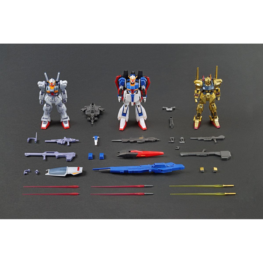 Gundam Express Australia P-Bandai 1/144 HG Gundam Base Limited Zeta Gundam/Gundam Mk.II A.E.U.G/Hyakushiki [Gryphios War Special Colour] all 3 colours and weapons and parts