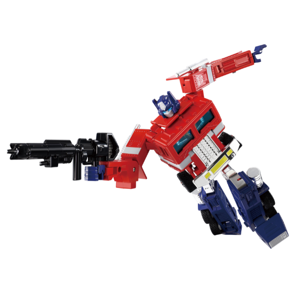 Gundam Express Australia Takara Tomy Transformers Missing Link C-02 Convoy (Anime Edition) action pose