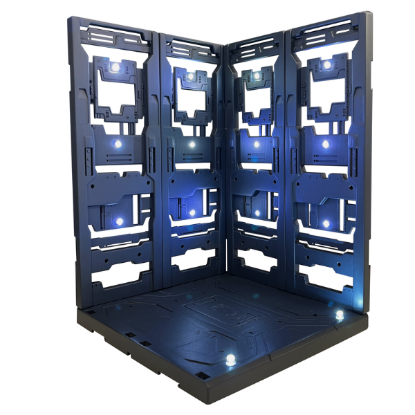 Gundam Express Australia Wonder Way LED Hangar Base (Painted) view on front