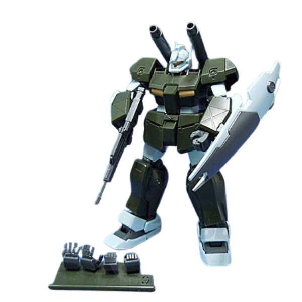 Gundam Express Australia Bandai 1144 HGUC RGC-83 GM Cannon II view on front