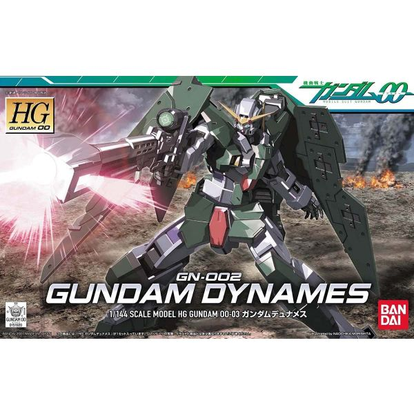 Gundam Express Australia Bandai 1/144 HG Gundam 00 Gundam Dynames package artwork