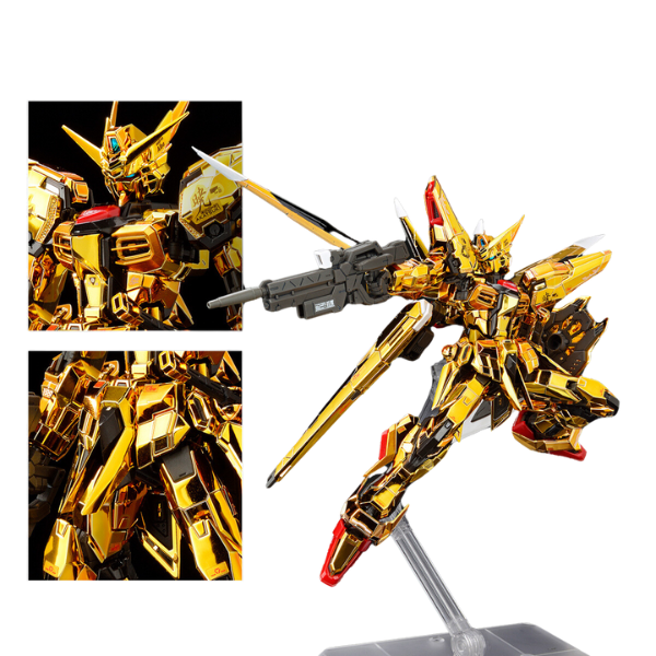 Gundam Express Australia Bandai 1/144 RG Akatsuki Gundam (Oowashi Pack) action pose and some details