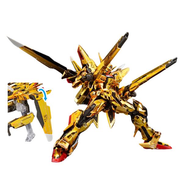 Gundam Express Australia Bandai 1/144 RG Akatsuki Gundam (Oowashi Pack) action pose