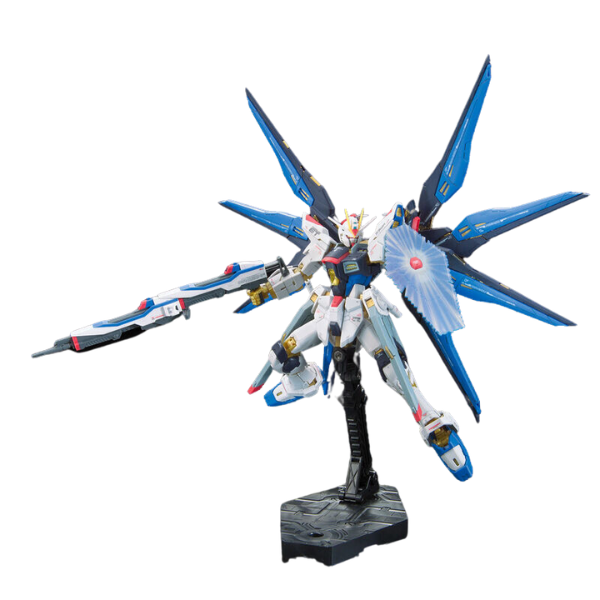 Gundam Express Australia Bandai 1/144 RG ZGMF-X20A Strike Freedom Gundam Z.A.F.T. Mobile Suit action pose 3