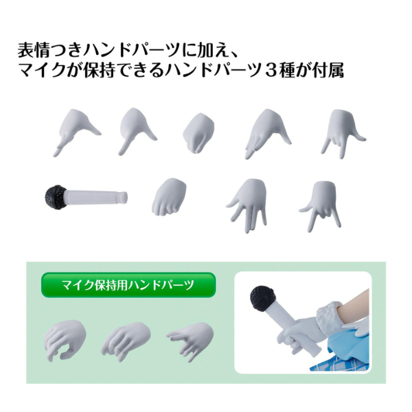 Gundam Express Australia Bandai 30MS Fuyuko Mayuzumi hand parts
