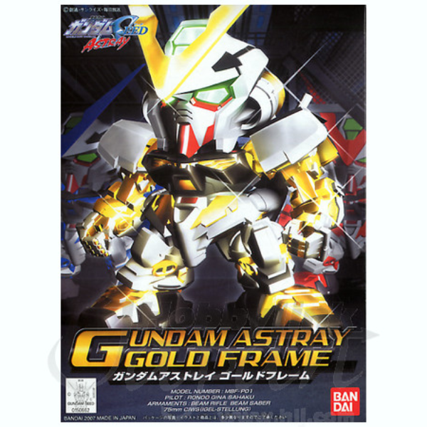 Gundam Express Australia Bandai BB #299 Gundam Astray Gold Frame package artwork