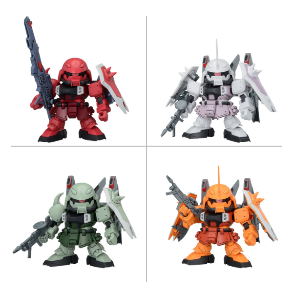 Gundam Express Australia Bandai BB Senshi ZGMF Zaku Series Set all sets