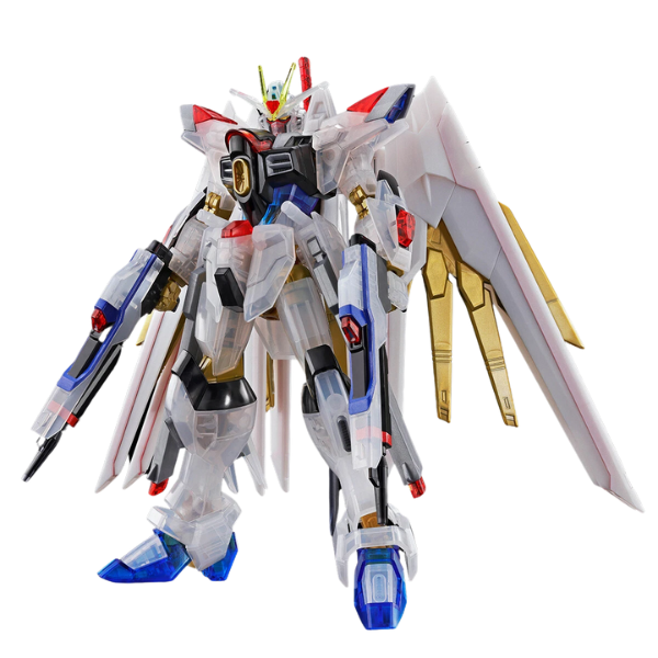 Gundam Express Australia P-Bandai HG 1/144 Mighty Strike Freedom Gundam (Clear Colour) view on front