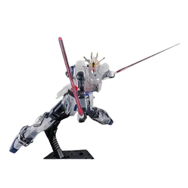 Gundam Express Australia P-Bandai 1/144 HG Gundam Base Limited Narrative A Equipment [Clear Colour] action pose 2