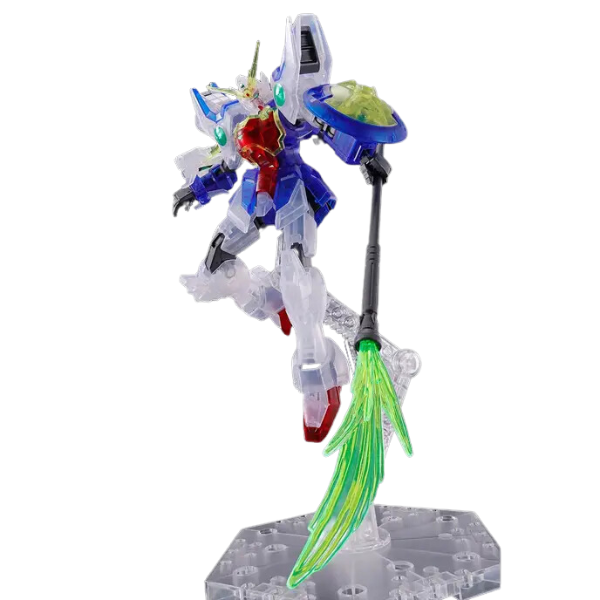 P-Bandai 1/144 HG Gundam Base Limited Shenlong [Clear Colour] action pose