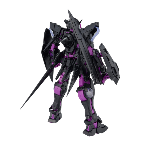 Gundam Express Australia Gundam Base Limited MG 1/100 Ecopla Gundam Exia (Recirculation Colour/Neon Purple) back view
