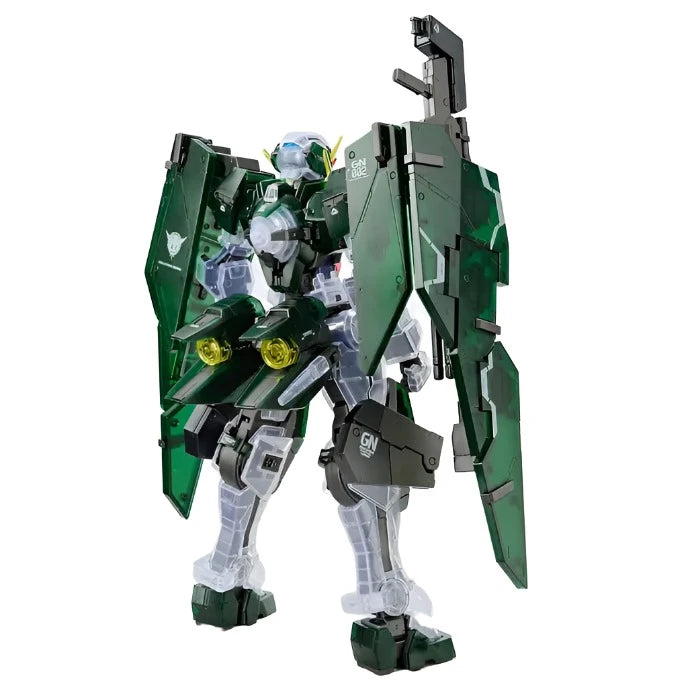Gundam Express Australia P-Bandai 1/100 MG Gundam Base Limited 00 Gundam Dynames [Clear Colour] view on back