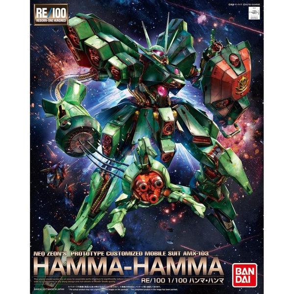 Bandai 1/100 RE/100 077 Hamma-Hamma package art