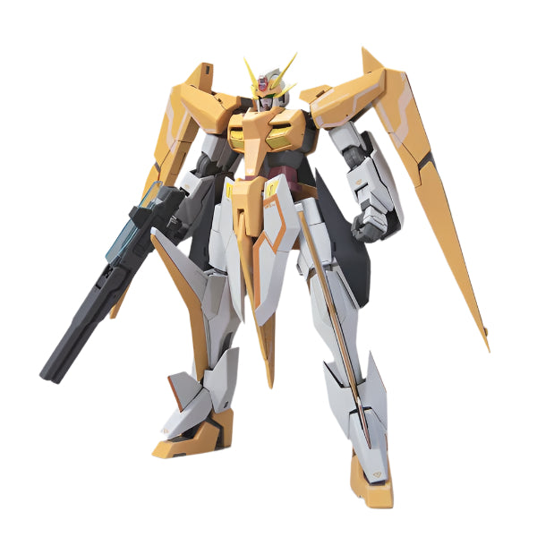 Bandai 1/100 Arios Gundam Designer's Colour Ver. front on view.