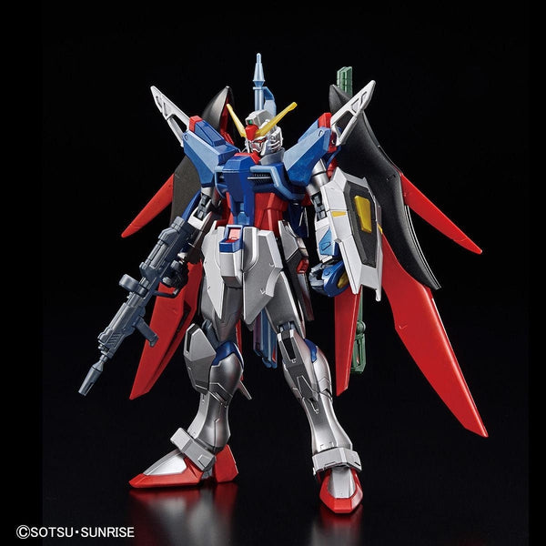 Bandai HG 1/144 Gundam Base Limited Destiny Gundam [Special Coating] front on view.