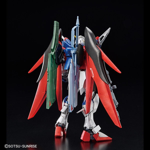 Bandai HG 1/144 Gundam Base Limited Destiny Gundam [Special Coating] rear view.