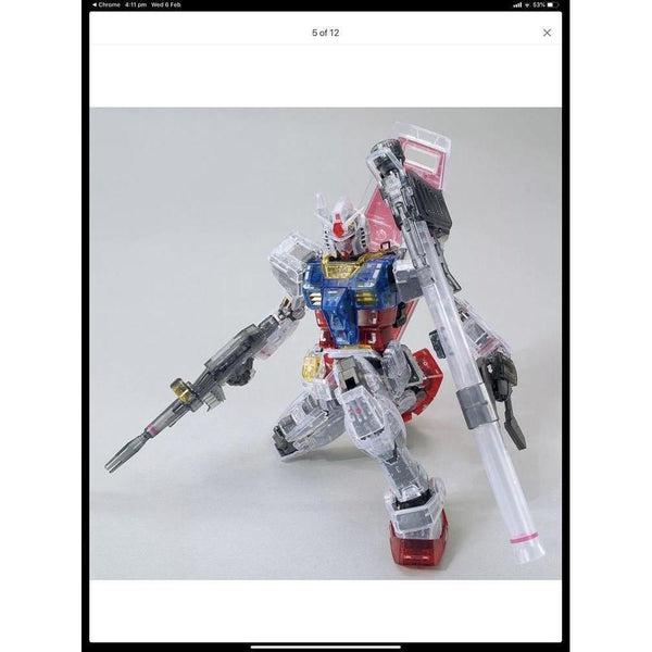 P-Bandai MG 1/100 RX-78-2 Gundam Ver.3.0 clear version assembled kit