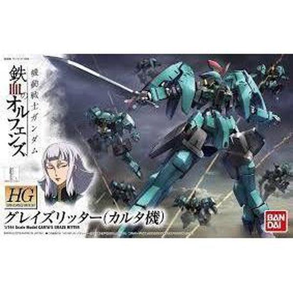 Bandai 1/144 HG IBO Carta's Graze Ritter package art