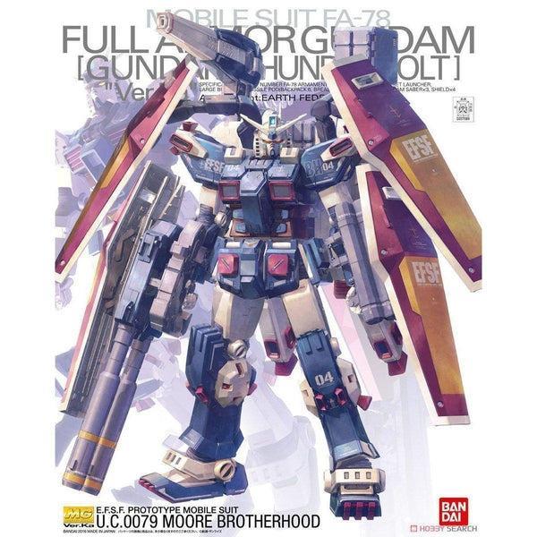 Gundam Express Australia Bandai 1/100 MG FA-78 Full Armour Gundam Ver Ka. Gundam Thunderbolt package art