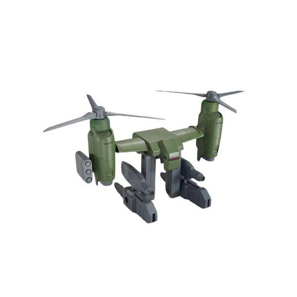 Bandai 1/144 HGBD Tiltrotor Pack assembled view