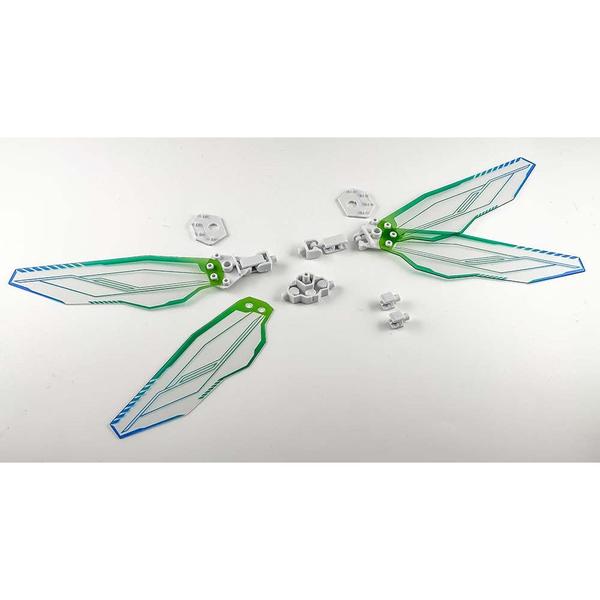 Bandai 1/144 NG 30MM/MS Customise Material - Cyber Effect/ Multi Joints example how to use some parts and effect wings