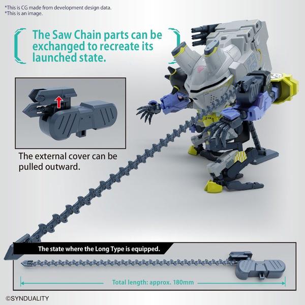 Gundam Express Australia Bandai HG Daisy Ogre saw chain details