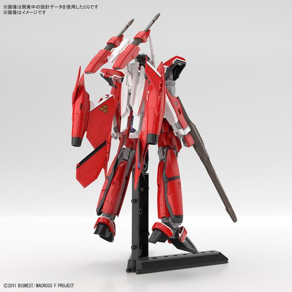 Gundam Express Australia Bandai 1/100 HG YF-29 Durandal Valkyrie rear view.