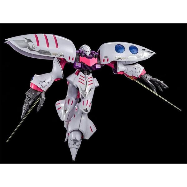 P-Bandai 1/100 MG Qubeley Embellir action pose with weapons
