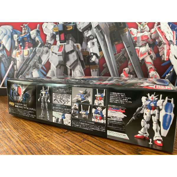 Bandai 1/144 RG RX-78 GP01 Zephyranthes side 2 package artwork