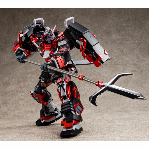 P-Bandai 1/100 MG Shin Musha Sengoku No Jin Kuroko Oyoroi (Black Robe) action pose 2