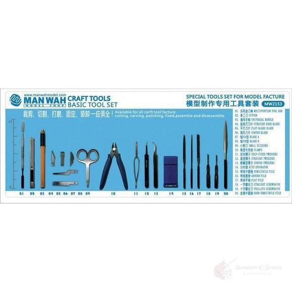 Manwah 22 Piece Modellers Tool Kit packaging